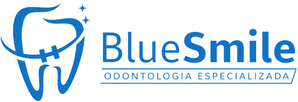 Logotipo de clínica dental BlueSmile